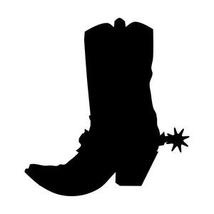 Botas vaqueras Svg Botas occidentales svg Country Boots Svg bota vaquera Clipart Png Dxf archivos para cortar plantilla de vinilo archivo de grabado láser
