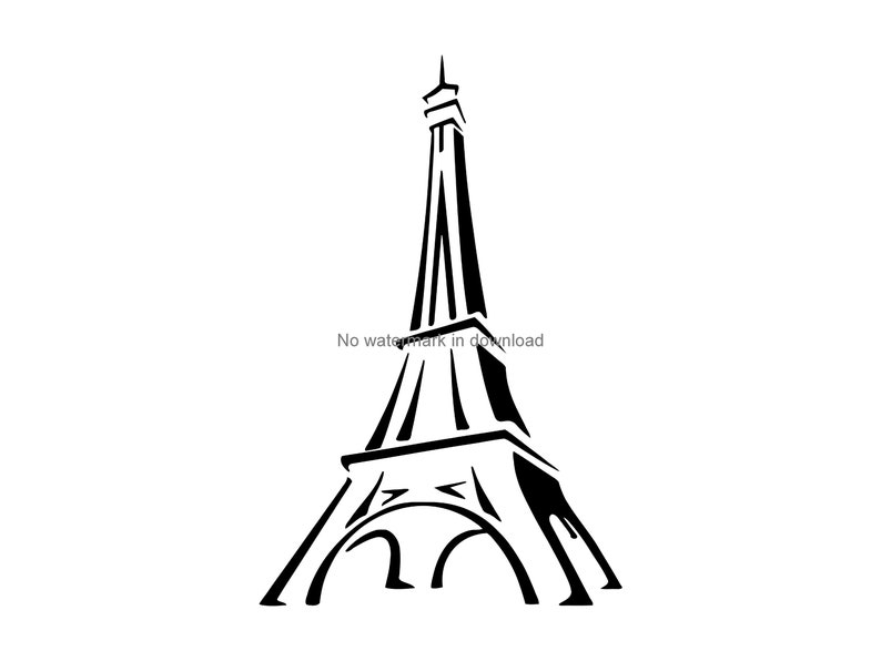 Download Eiffel Tower Svg Eiffel Tower Clipart Image Eiffel Tower Cut File France Svg Eiffel Tower Cricut Cut File Paris Svg Clip Art Art Collectibles