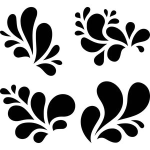 Viktorianische Schnörkel Clipart: Hochzeit Swirl SVG, PNG, DXF (Digital Download)