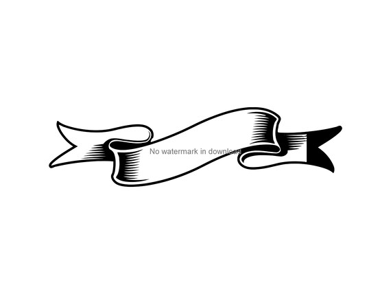 Download Banner Svg Cutting File Banner Clipart Banner Laser Svg Etsy