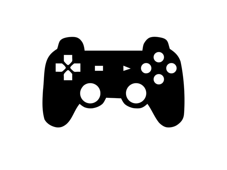 Game Controller Svg Gamer Svg Controller Svg Silhouette Dxf | Etsy