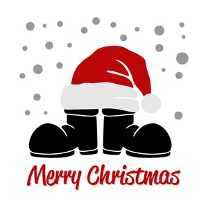 Santa Hat Svg, Merry Christmas Phrase, Merry Christmas, Merry Christmas Saying, Christmas Santa, Christmas Card Text, Svg Png