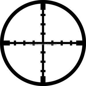 Crosshairs SVG Cut Files: Hunting Clipart (Digital Download)