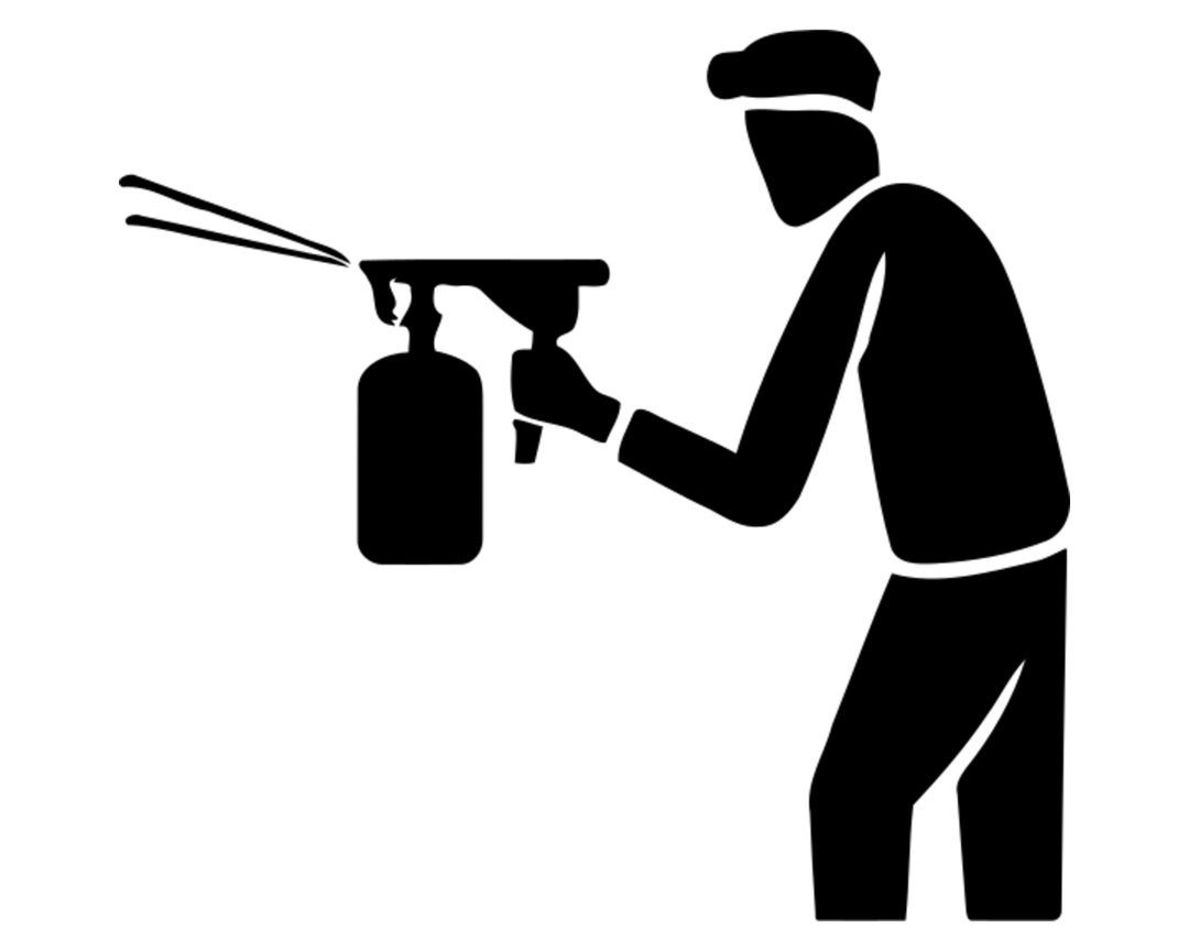 Airbrush Painter Svg Vector Cutting File Airbrushing Cut File Clipart