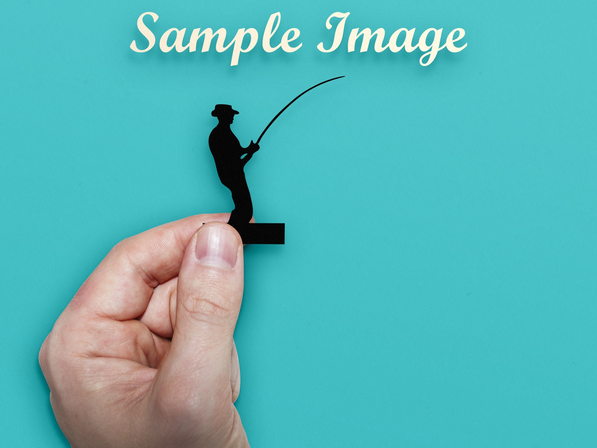 Download Fishing Svg Man Fishing Svg Fisherman Silhouette Clipart Png Etsy