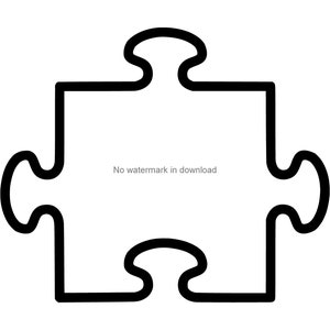 Puzzle Piece Vector, Puzzle Piece Svg Cutting Image, Puzzle Piece Cutting Cut Files, Puzzle Piece Dxf