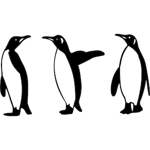 Penguin Svg Clipart Winter Clip Art, Pinguïns Clipart Penguin Svg Penguin Graphics Cute Penguin Graphics Digitale Clipart