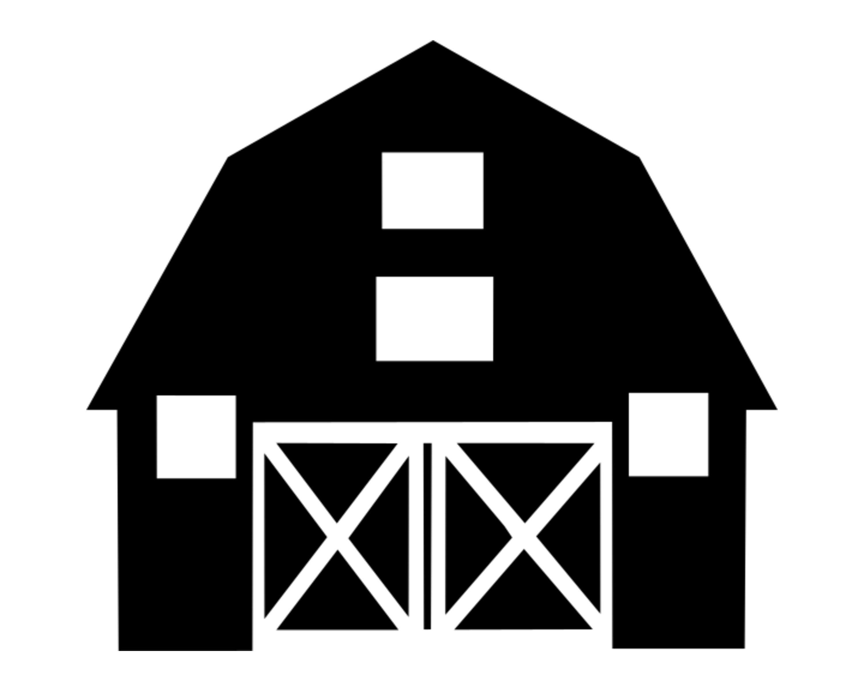 Barn clip, a cute cutting picture.
