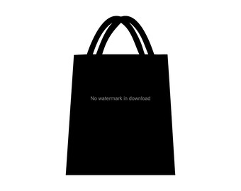 Shopping Bag Svg Cutting Files, Shopping Bag Cutting Clipart, Shopping Bag Files For Silhouette, Shopping Bag Files For Cutting