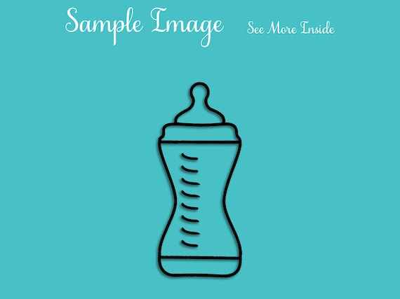 Download Baby Bottle Svg Vector Baby Bottle Files For Silhouette Baby Etsy