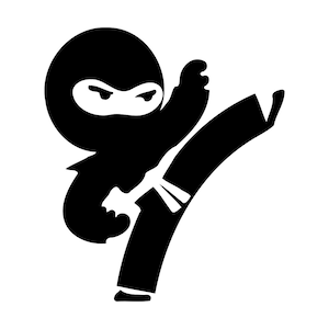 Ninja boy Svg 2 Ninja Svg Boys Room Silhouette Cartoon Clipart Png Dxf Files For Cutting File Tshirt Template Vinyl Cnc Laser Engraving File