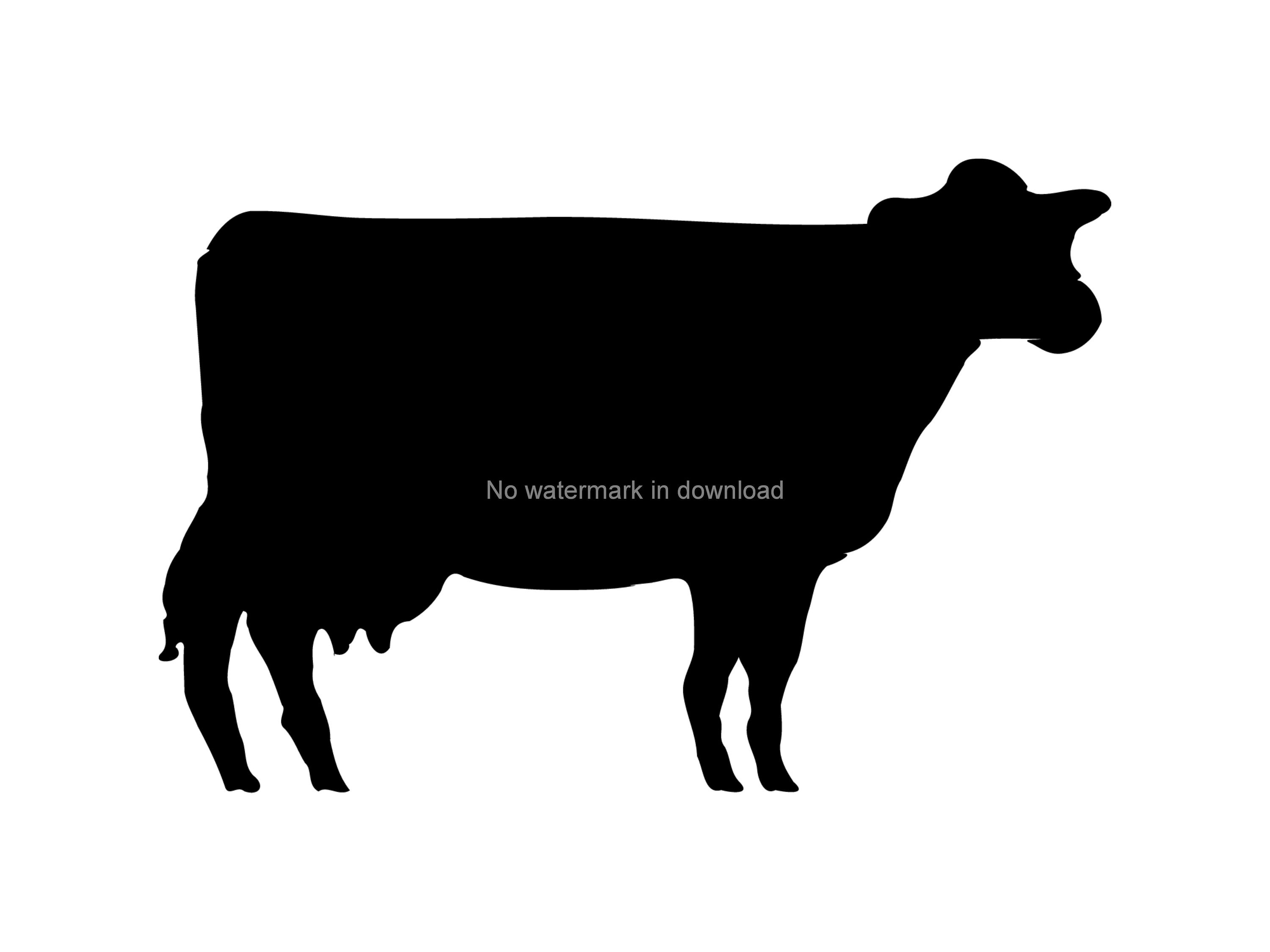 Cow Svg Cut File Cow Svg Png Dxf Cow Vinyl Cut File Farm ...