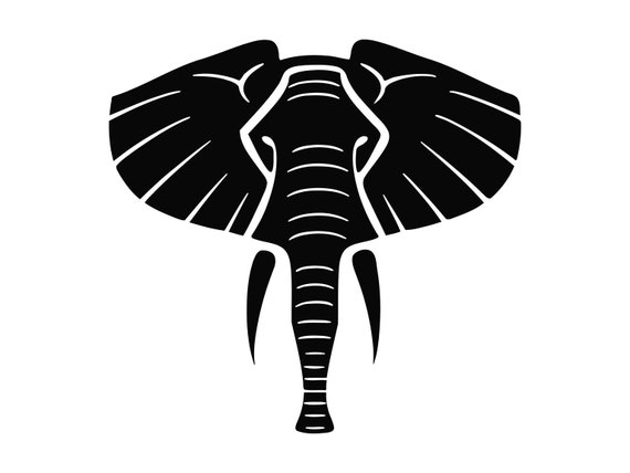 Elephant Svg Elephant Silhouette Elephant Clip Art Cutting Etsy
