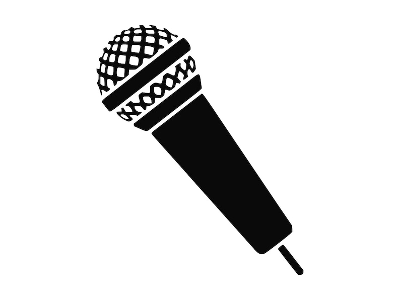 Download Clip Art Microphone Svg Music Svg Silhouette Cutting File Microphone Clipart Svg Dxf Png Singer Art Cnc Laser Cut File Tshirt Vector Clip Art Art Collectibles