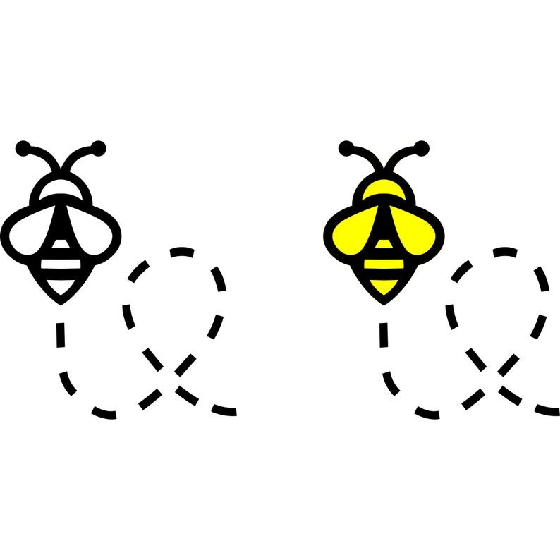 Bumble Bee Svg Bee Png Honey Bee Silhouette Cutting File ...