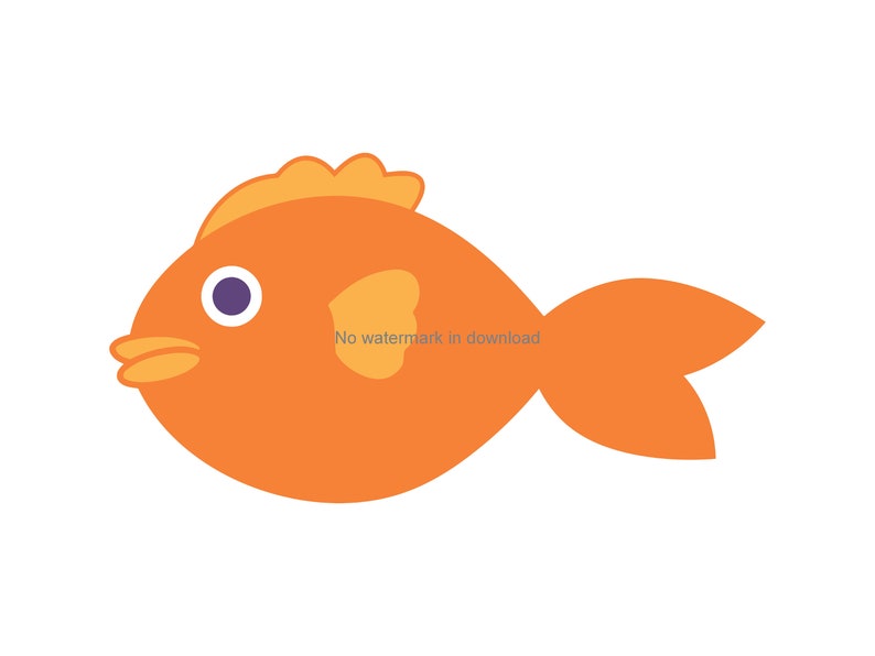 Download Goldfish Svg Cutting Cut File Goldfish Png Clipart Download Etsy