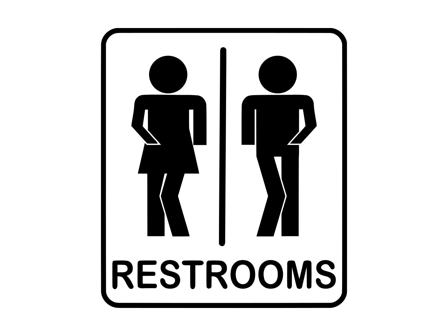 Restroom Signs Clip Art