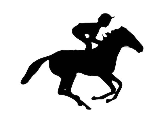Download Jockey Svg Horse Racing Svg Silhouette Cutting File Clipart Etsy