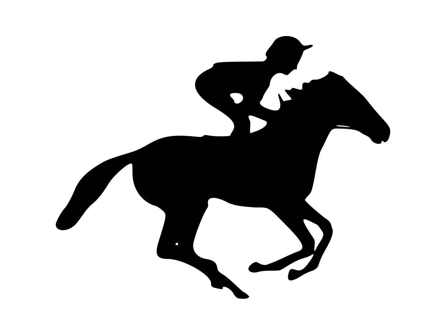Race Horse And Jockey Clip Art