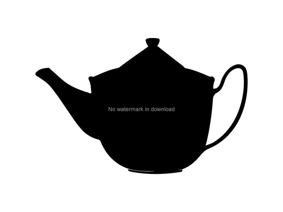 Download Clip Art Art Collectibles Teapot Svg Clipart Image Tea Pot Png File Teapot Silhouette Svg Teapot Cutting Files Teapot Dxf Clipart Teapot Engrave Svg