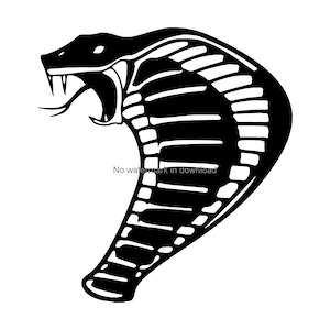 Cobra Svg Bestand om te downloaden, Cobra Snake Clipart Svg, Cobra Cricut Cut Bestand, Cobra Cricut Svg, Cobra Svg Bestanden, Cobra Iron Op Svg, Cobra Svg