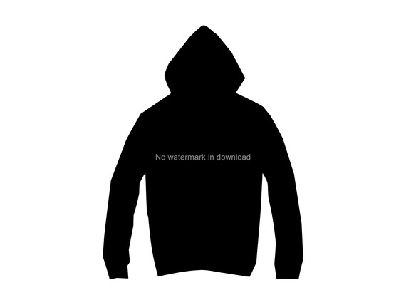 Hoodie Download Hoodie Clip Art Hoodie Files for Silhouette - Etsy