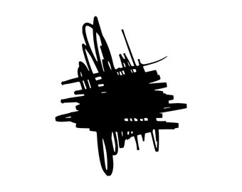Scribble Texture SVG: Cutting File Clipart (Digital Download)