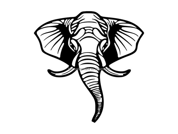 Elephant Svg Cut Files Elephant Cutting Image Elephant Etsy