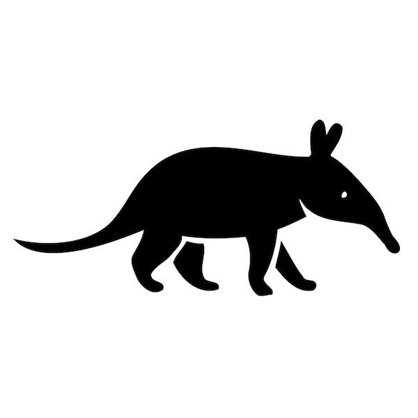 Aardvark PNG Clip Art Image File, Anteater Svg Cutting Image,  Aardvark Eps, Aardvark Cutting File, Aardvark Vector