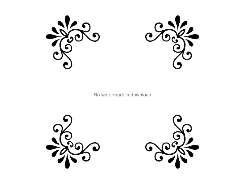 Download Clip Art Art Collectibles Decorative Corners Files Svg Image Decorative Corners Clip Art Svg Decorative Corners Image Svg Decorative Corners Digital Cut File