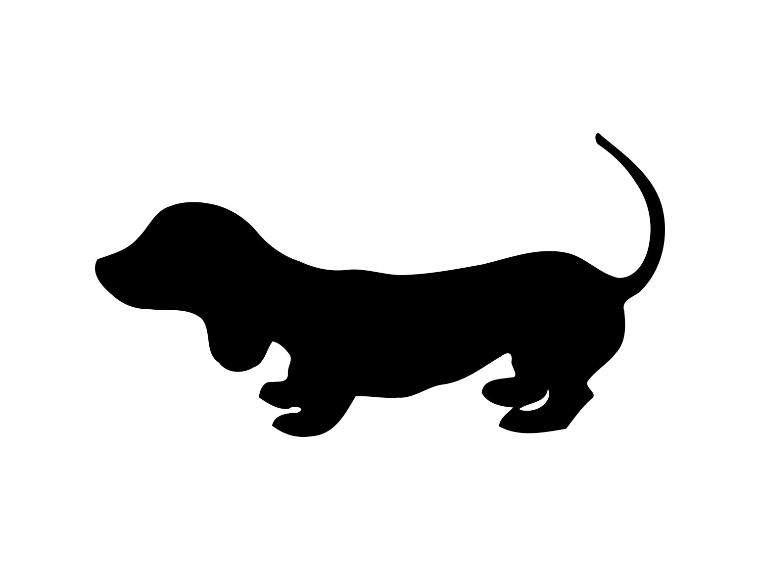 Dachshund Silhouette Svg