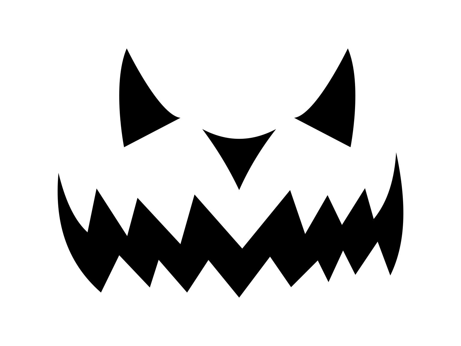 Scary Pumpkin Face SVG Cut File Jack O' Lantern Face PNG -  Hong Kong