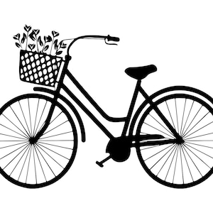 Bicicletta Svg, Bici svg Silhouette file, Bicicletta Taglio File Clipart Svg Dxf Png, Cnc Laser Engraving Bike, Bike Svg Cut File vettoriale