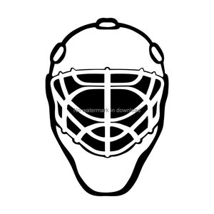 Torwart Maske, Torwart Maske Png, Torwart Maske Svg Dxf Png, Torwart Maske Digital Clip Art, Fussball Maske, Hockey Maske Clipart