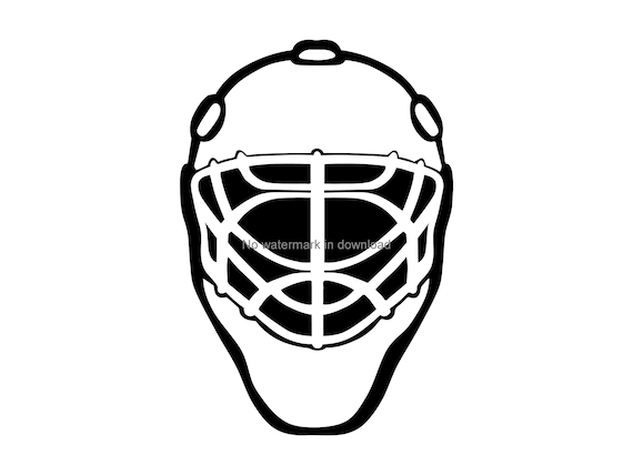 Goalie Mask Digital Cut File Goalie Mask Png Goalie Mask Svg Etsy