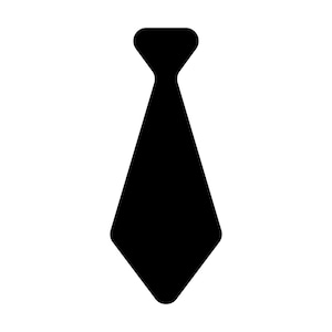 Necktie SVG Cut File: Shirt Tie Design (Digital Download)