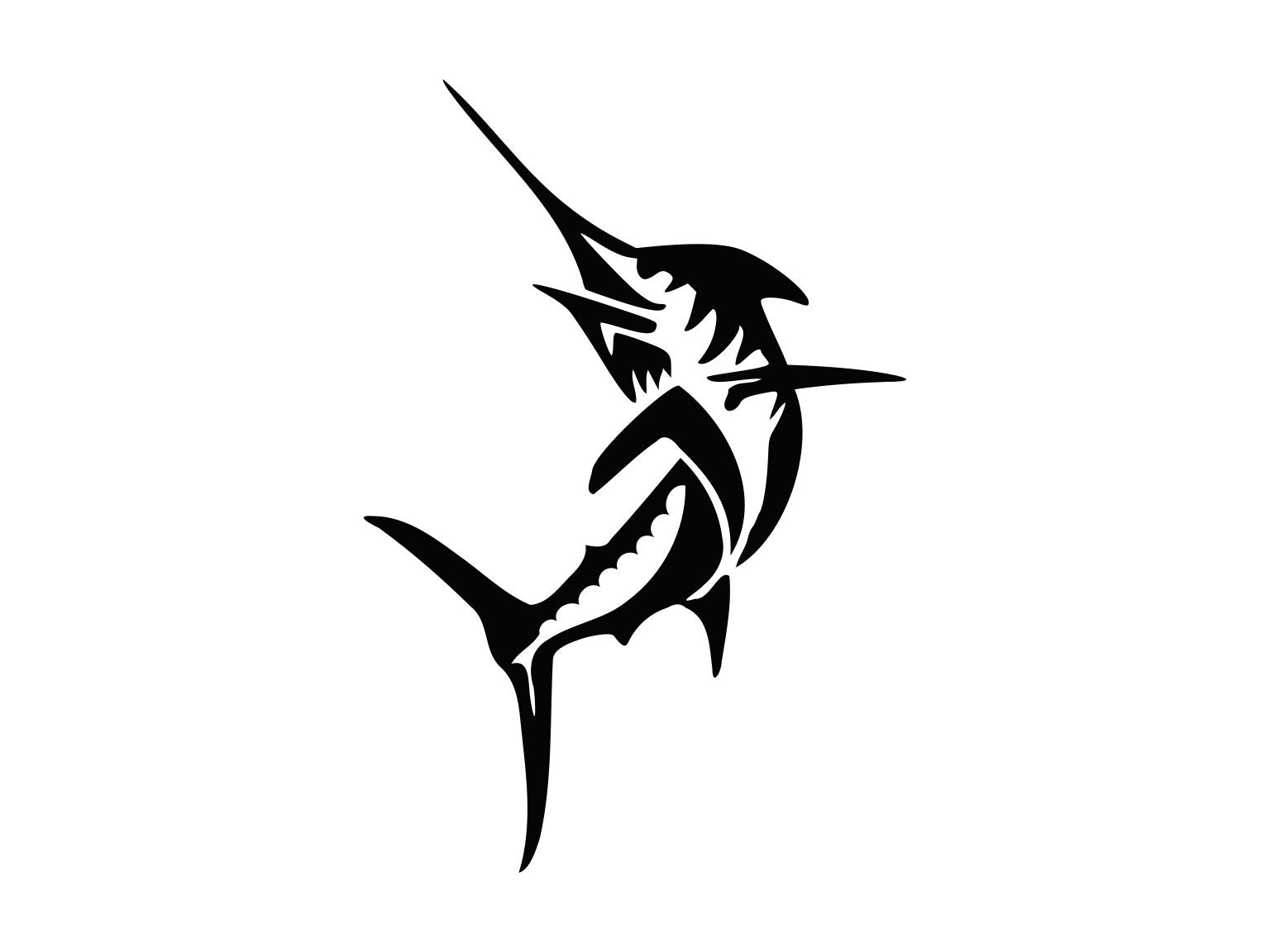 Download Swordfish Svg Sealife Svg Fish Silhouette Cutting File ...
