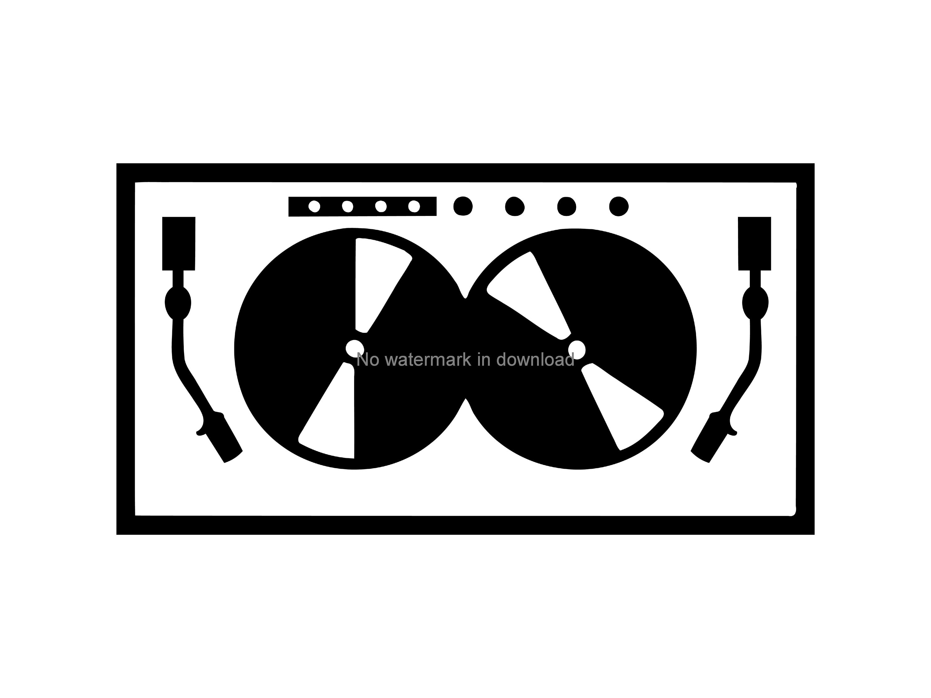 turntable graphic vector