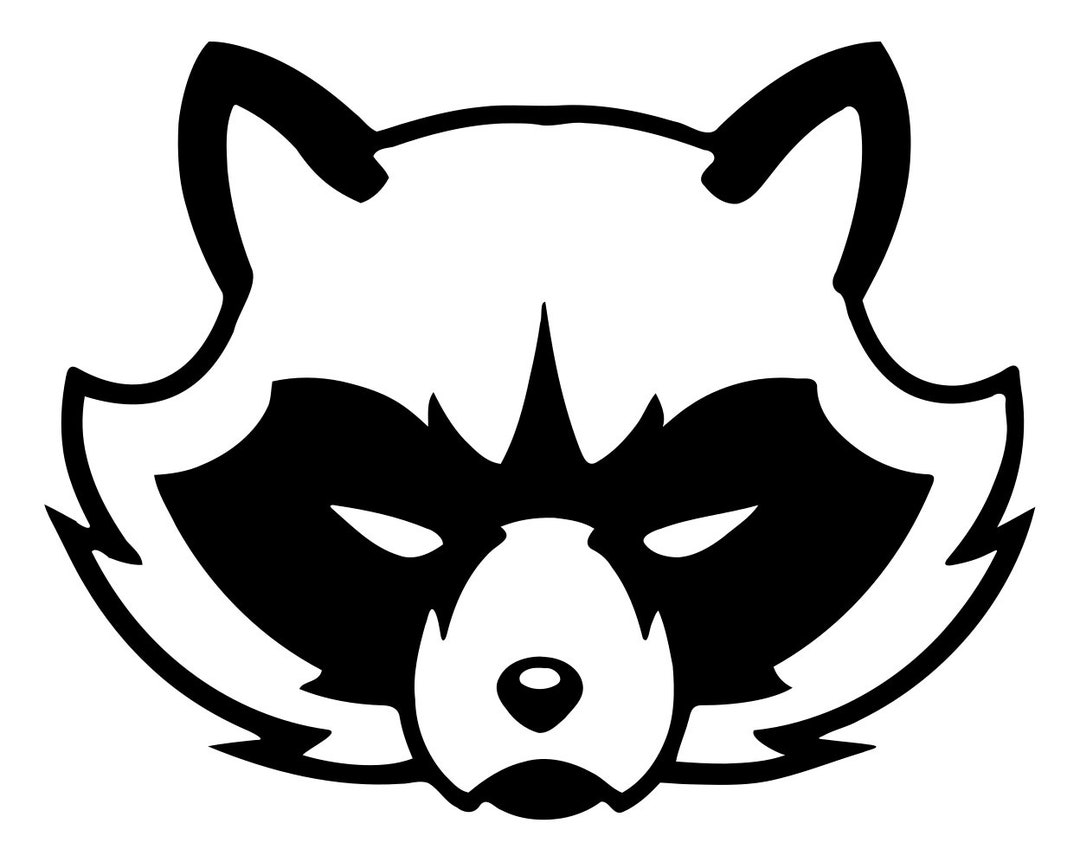 Racoon Svg Cut File Racoon Vector Image Animal Svg Racoon Cutting File ...