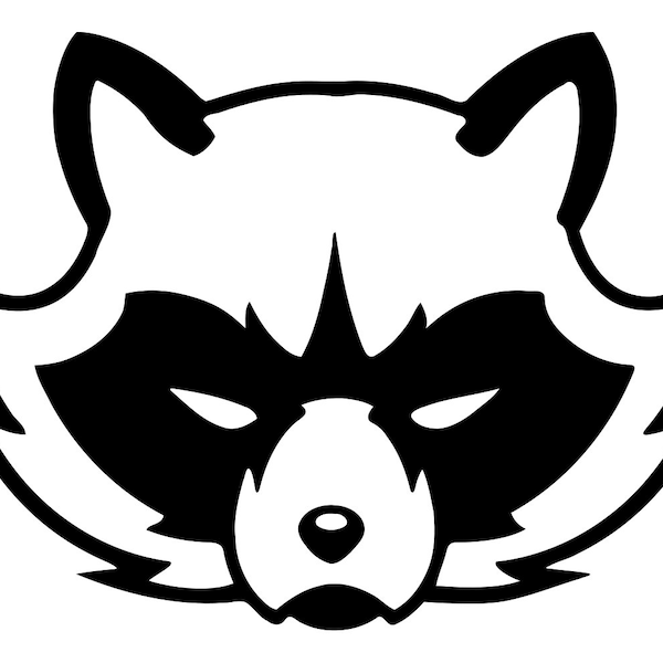 Racoon Stencil - Etsy