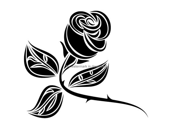 Download Fancy Rose Scrapbooking Svg Fancy Rose Files For Silhouette Etsy