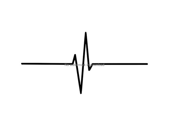 Download Heartbeat Cut File Ekg Scrapbooking Svg Heart Rate Svg Etsy
