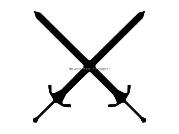 Design Cross Sword Vector Art PNG Images