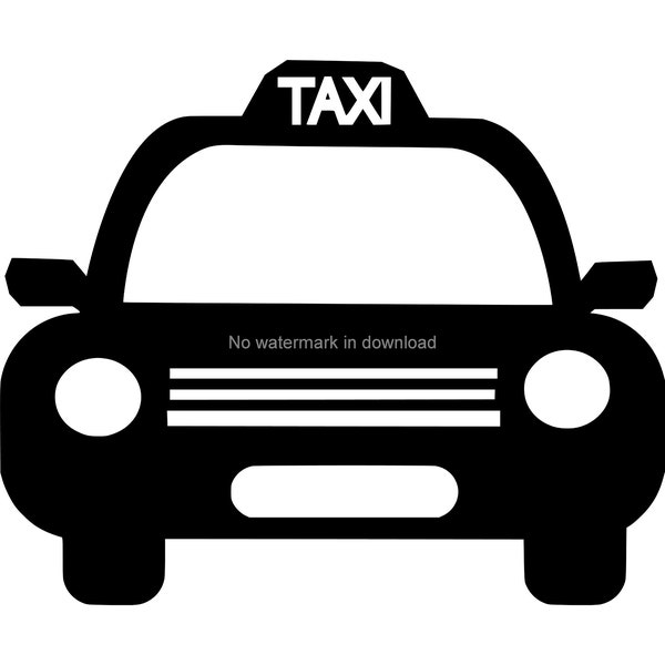 Taxi Cab Dxf, Taxi Cab Svg Png Dxf, Taxi Cab Laser Svg, Taxi Cab Cutting Cut Files, Taxi Cab Cutting Image, Taxi Cab Cut Files