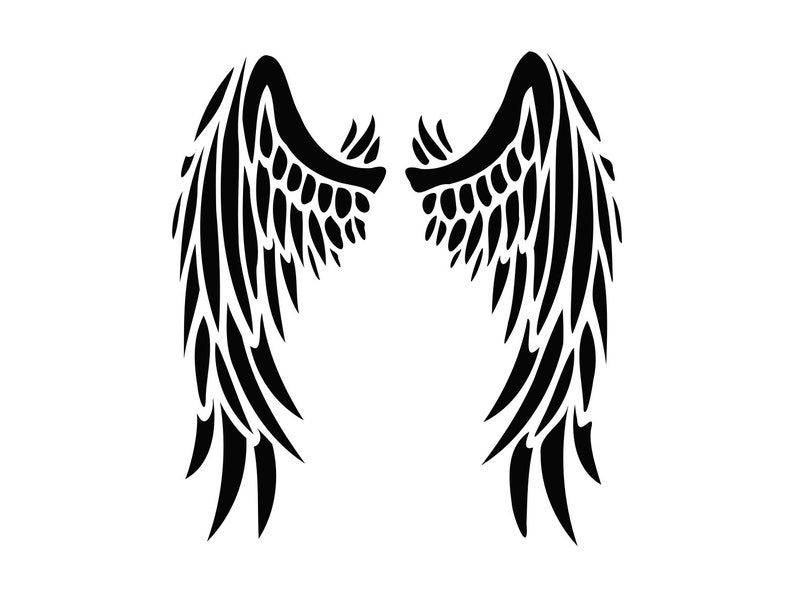 Download Angel Wings 3 Svg Wings Svg Angel Svg Clipart File Instant ...