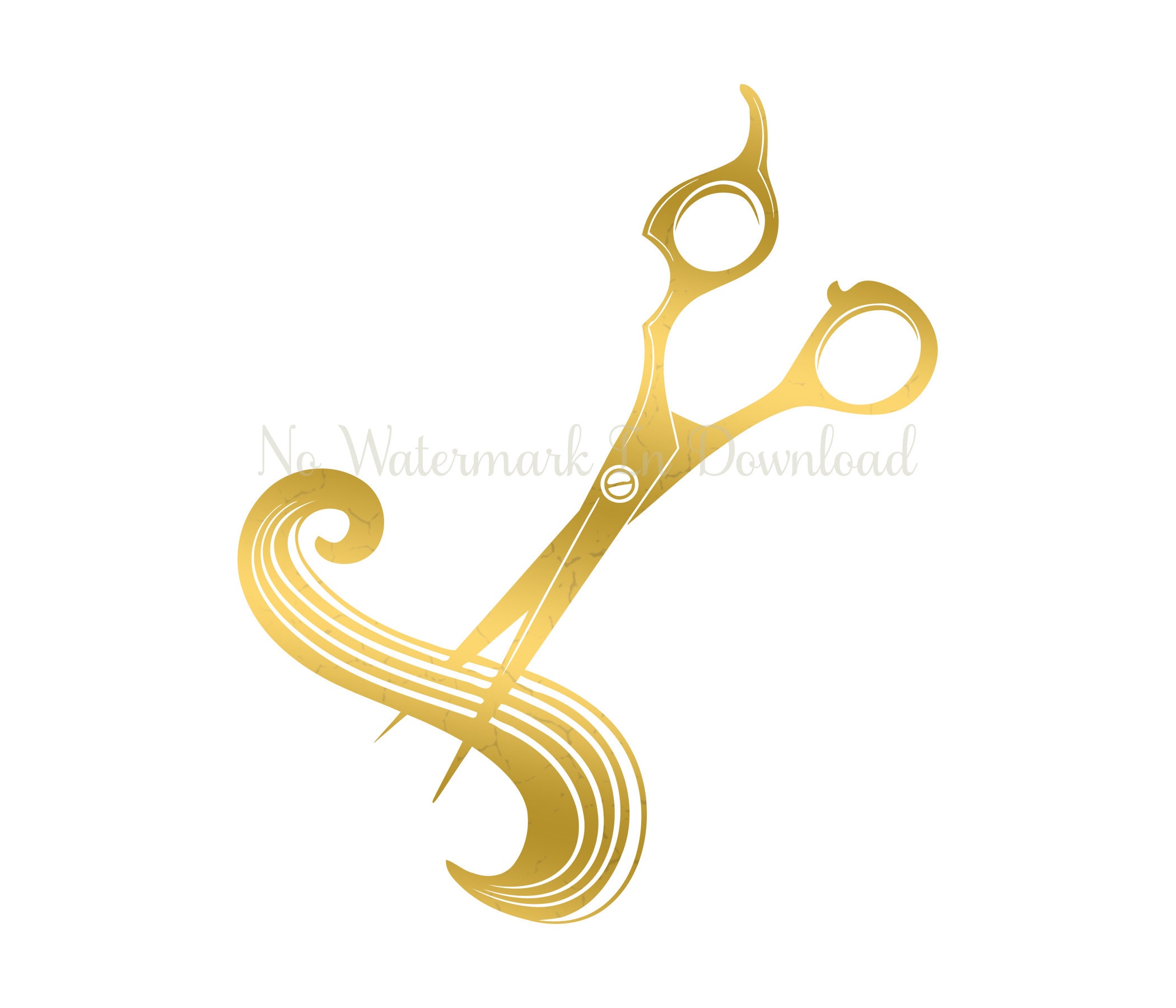 Scissors Gold Clipart Png Scissors Gold Image Scissors Etsy Canada