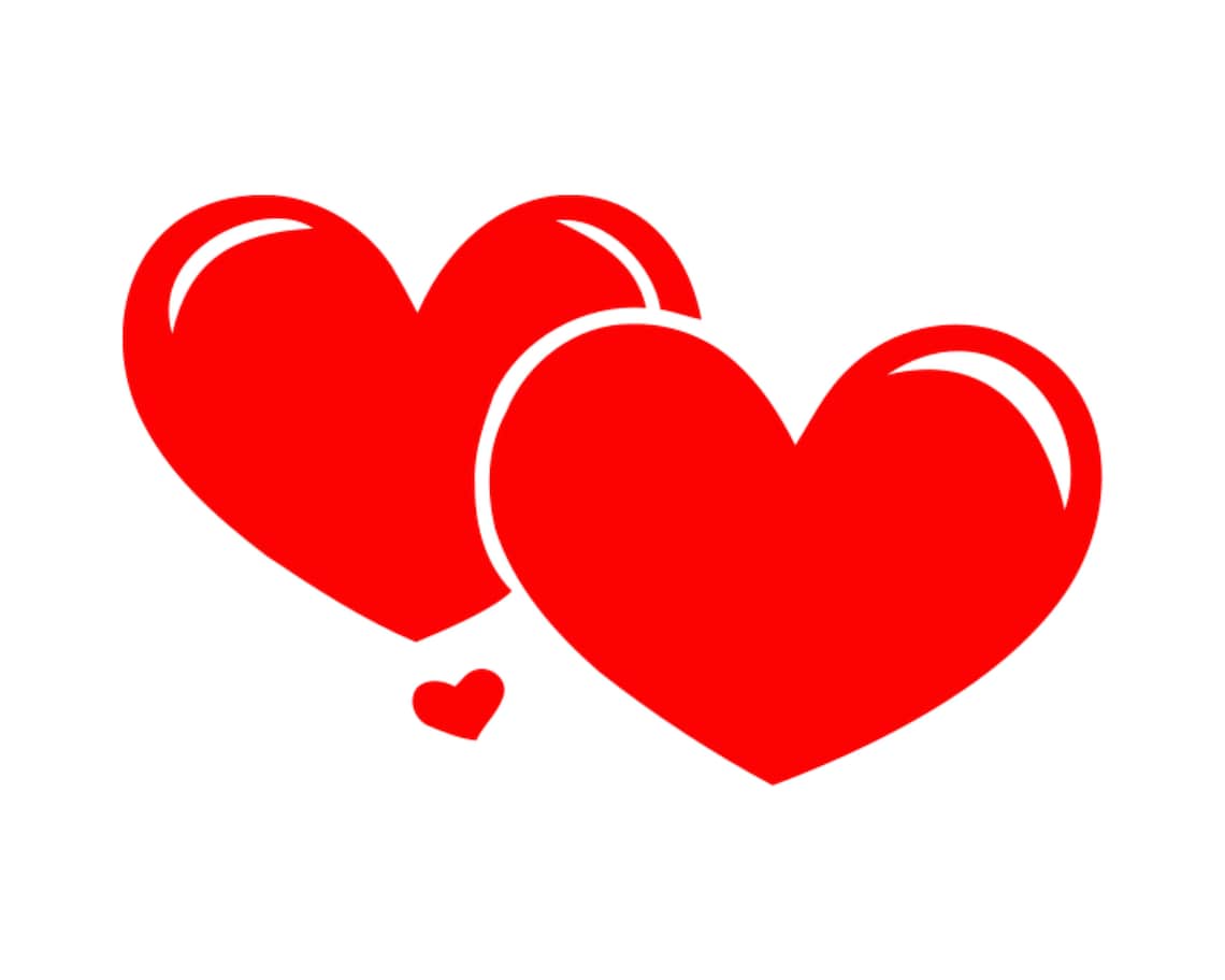 Hearts Printable Image Hearts Printable Pdf Hearts Clipart Etsy
