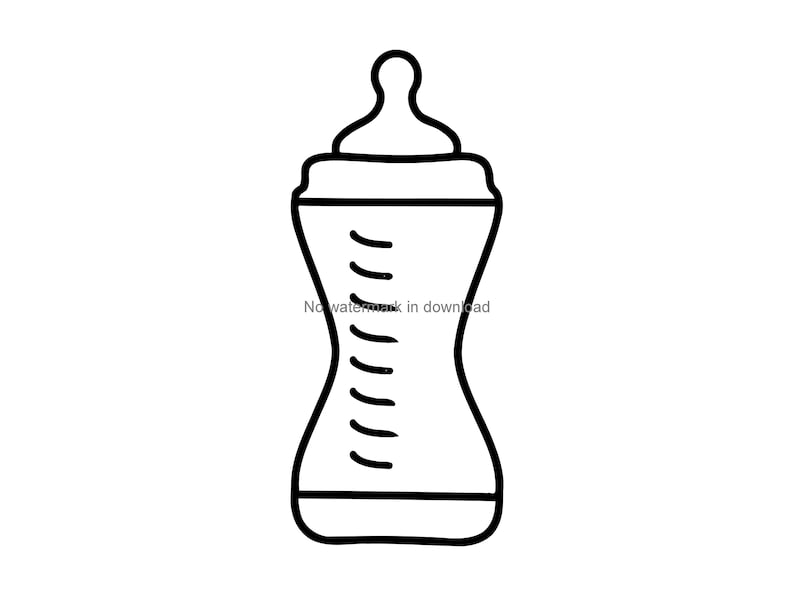 Download Silhouette Baby Bottle Svg Ilmu Pengetahuan 2
