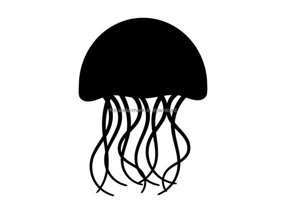 Download Jellyfish Svg Files Jellyfish Vector Jellyfish Cutting Cut Etsy