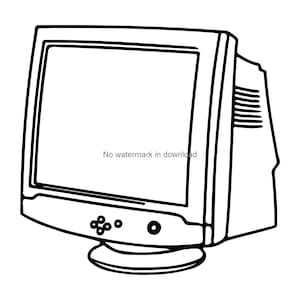 Computer Svg Cut File, Computer Vinyl Cut File, Computer Dxf Files, Computer Png Download, Computer Svg Clipart Image, Computer Vector